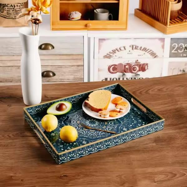 Traditional Pattern Serving Trays