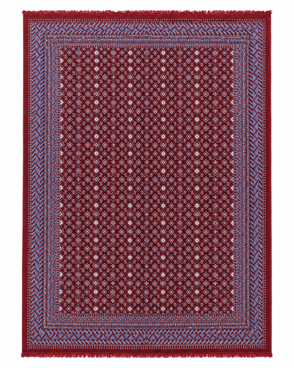 Kadife Minimalist Velvet Area Rug