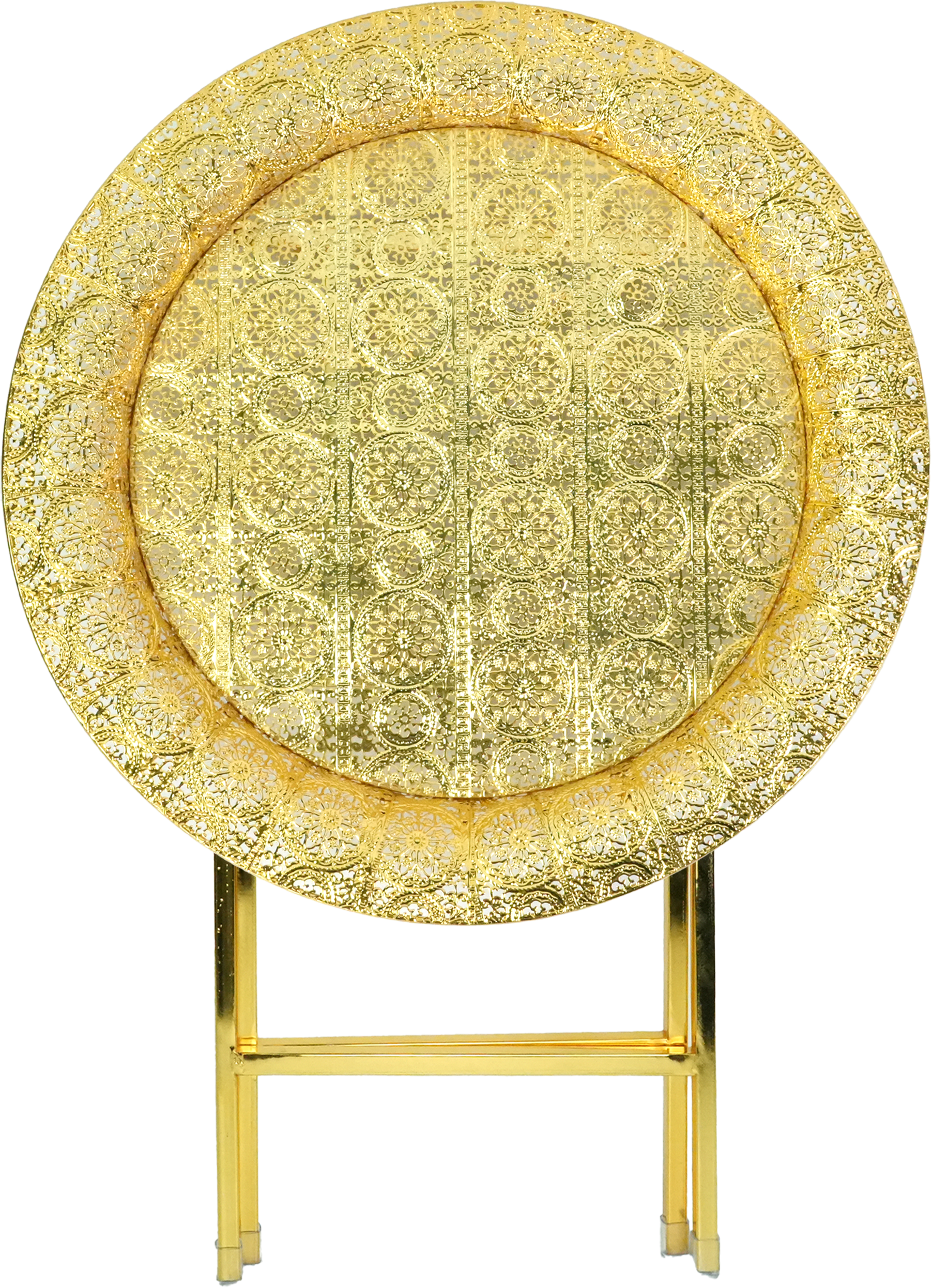 Decorative Golden Round Table